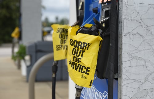 Gas Pump Bag Out of Service-3
