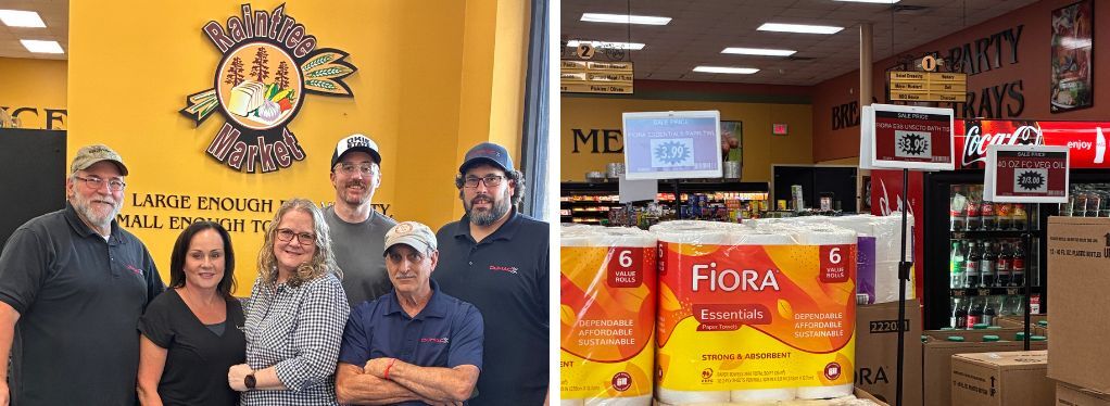 Raintree Market Modernizes Shelf Pricing with ESLs That Fit Its Existing Fixtures